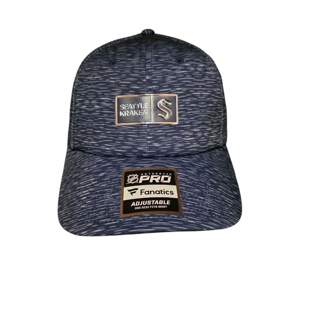 NWT Fanatics Seattle Kraken Pro Road Adjustable Hat NHL Size OS